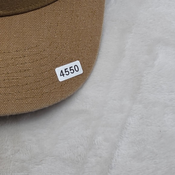 Patagonia Hat Cap Mens M 58cm Fitted Tan Canvas Workwear Outdoor Trail Hike Camp - Picture 11 of 11